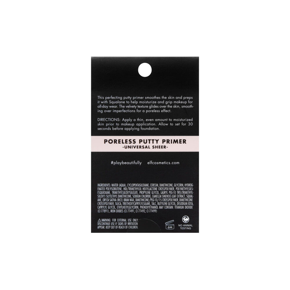 E.l.f. Poreless Putty Primer Universal Sheer - 21g