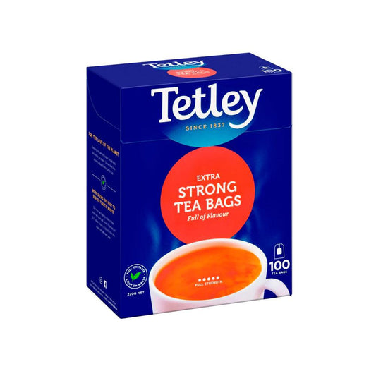 Tetley Extra Strong Black Tea Bags - 100 pack