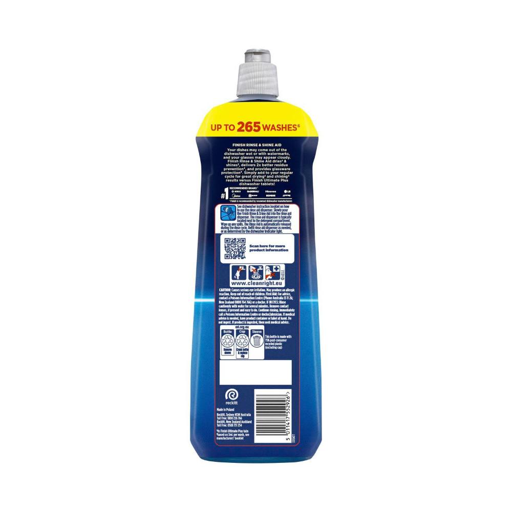 Finish Rinse And Shine Aid - 800mL