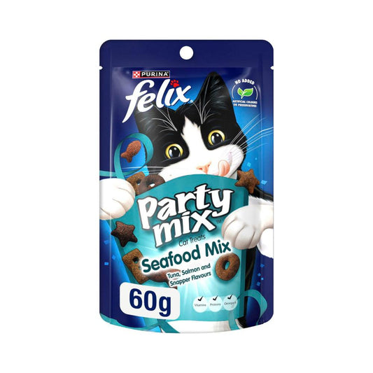 Felix Party Mix Seafood Cat Treats - 60g