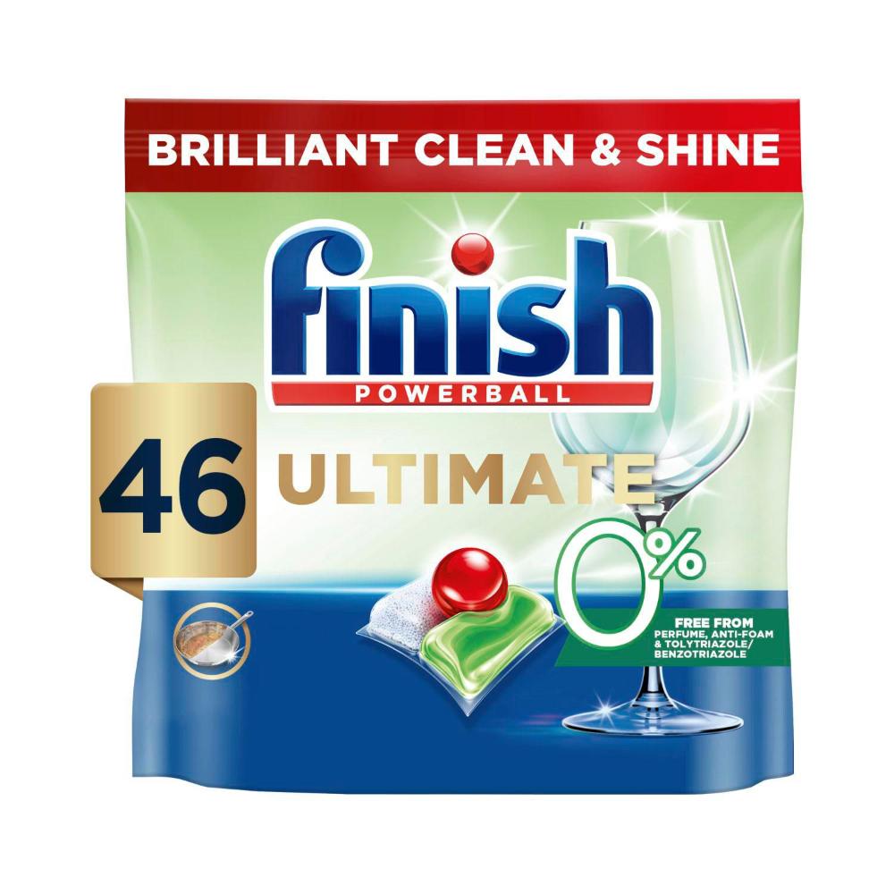 Finish Ultimate 0% Dishwashing Tablets Regular - 46 pack
