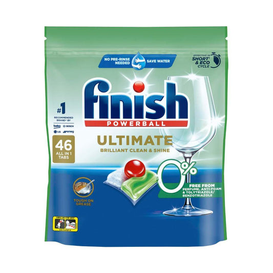 Finish Ultimate 0% Dishwashing Tablets Regular - 46 pack