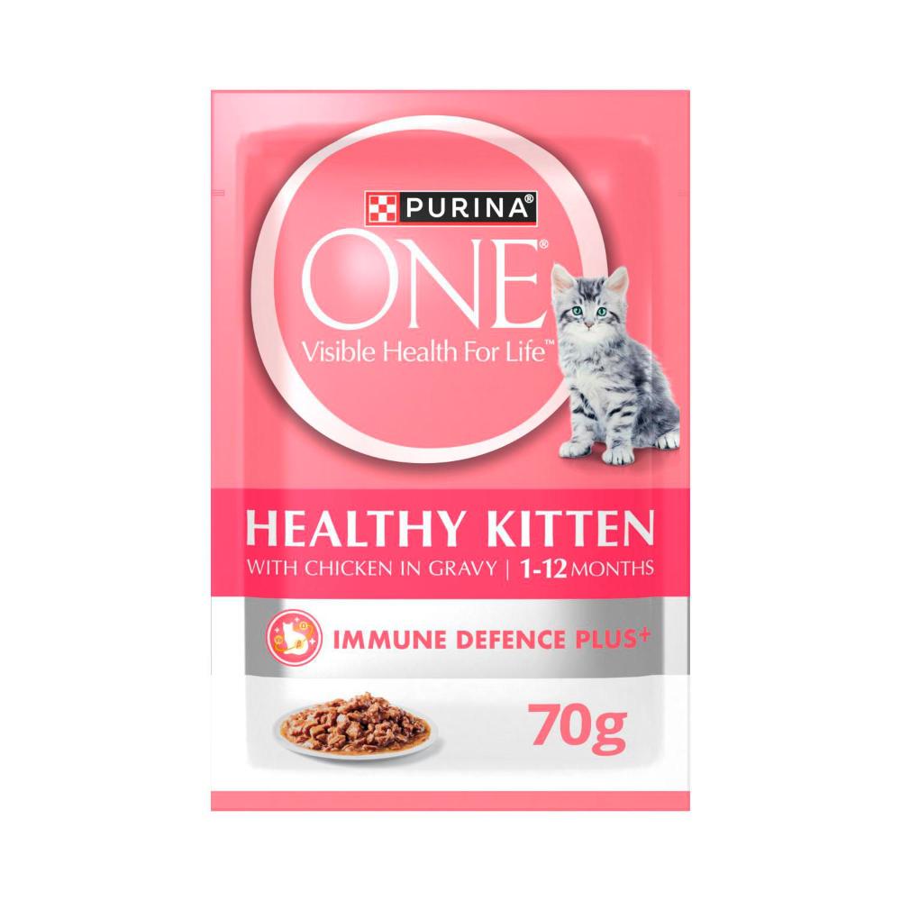 Purina One Cat Food Pouch Kitten With Chicken - 70g