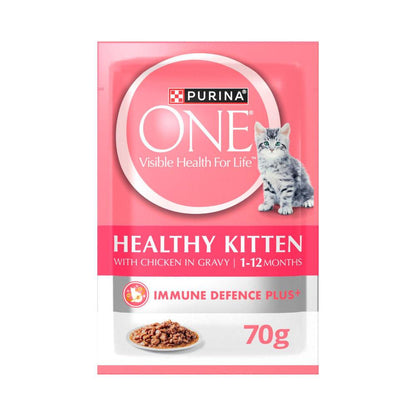 Purina One Cat Food Pouch Kitten With Chicken - 70g