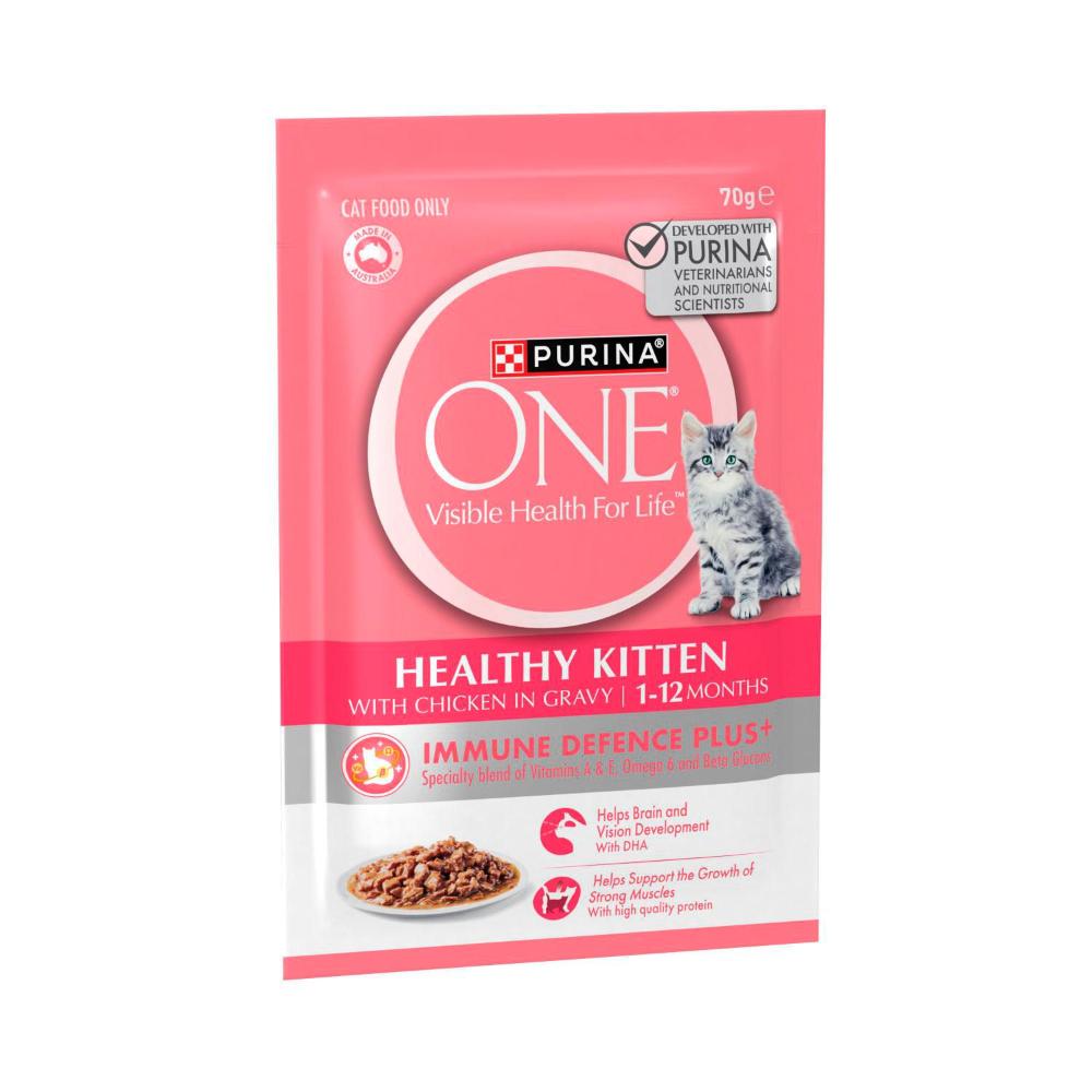 Purina One Cat Food Pouch Kitten With Chicken - 70g