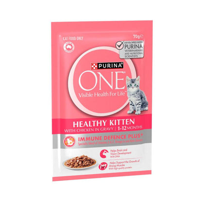 Purina One Cat Food Pouch Kitten With Chicken - 70g