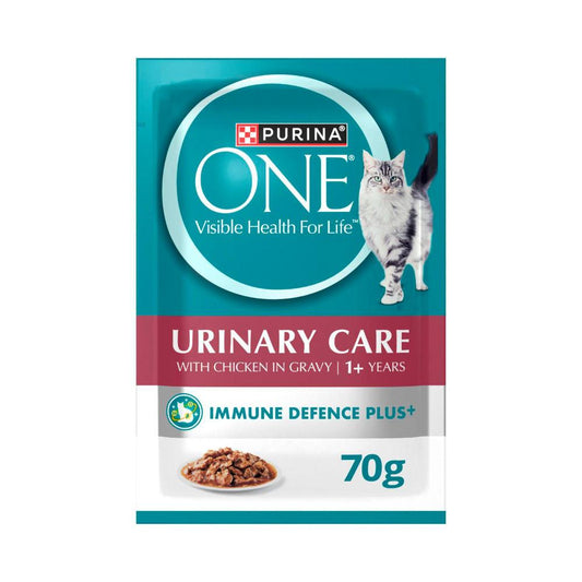 Purina One Adult Urinary Health Track Cat Food With Chicken Pouch - 70g