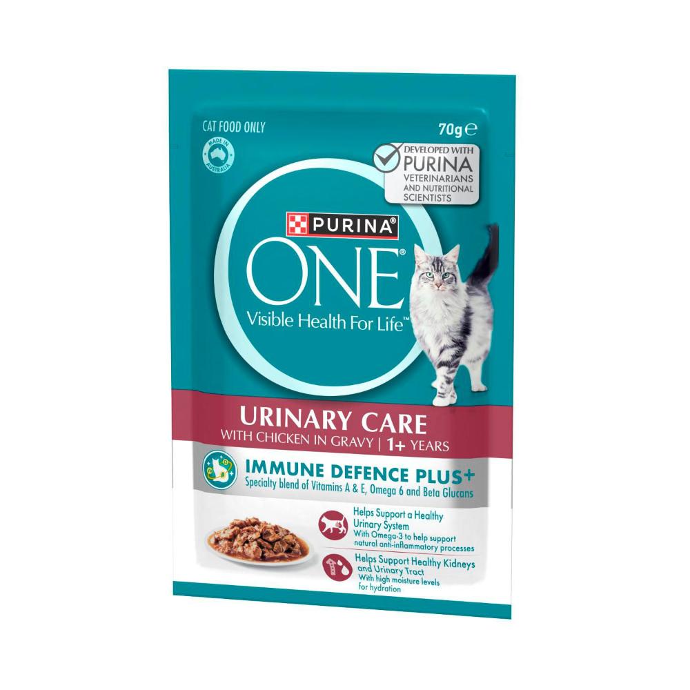Purina One Adult Urinary Health Track Cat Food With Chicken Pouch | 70g