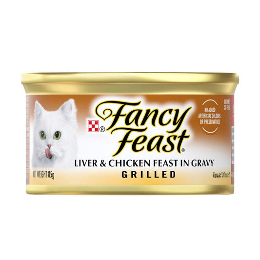 Fancy Feast Grilled Liver & Chicken Cat Food - 85g