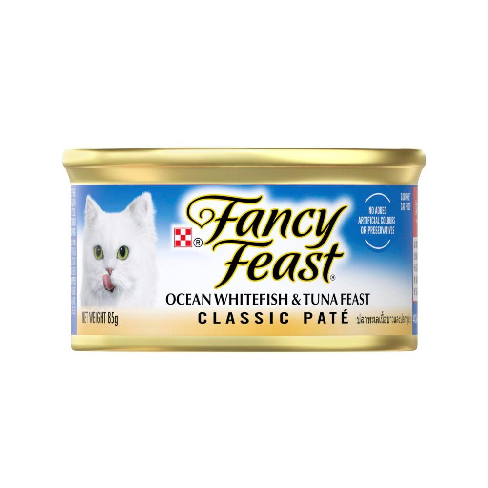 Fancy Feast assic Pate Ocean Whitefish Tuna Cat Food - 85g