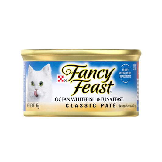 Fancy Feast assic Pate Ocean Whitefish Tuna Cat Food - 85g