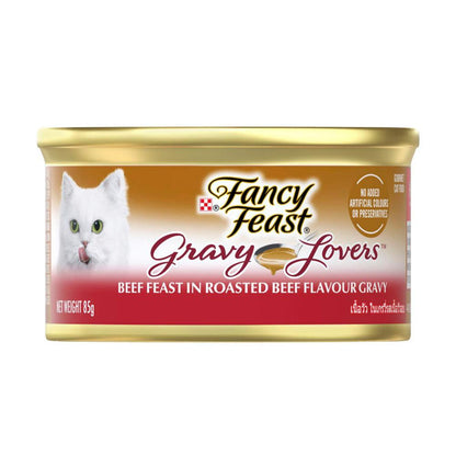 Fancy Feast Gravy Lovers With Beef Cat Food - 85g