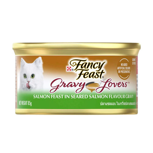 Fancy Feast Gravy Lovers With Salmon Cat Food - 85g