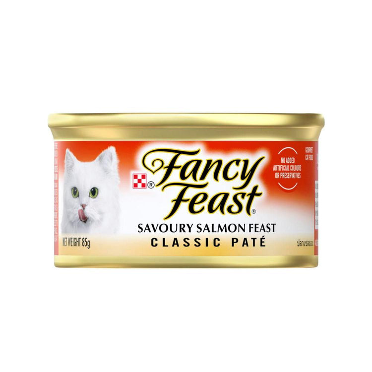 Fancy Feast Classic Pate With Salmon Cat Food - 85g