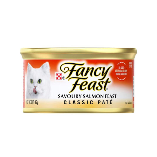 Fancy Feast assic Pate With Salmon Cat Food - 85g