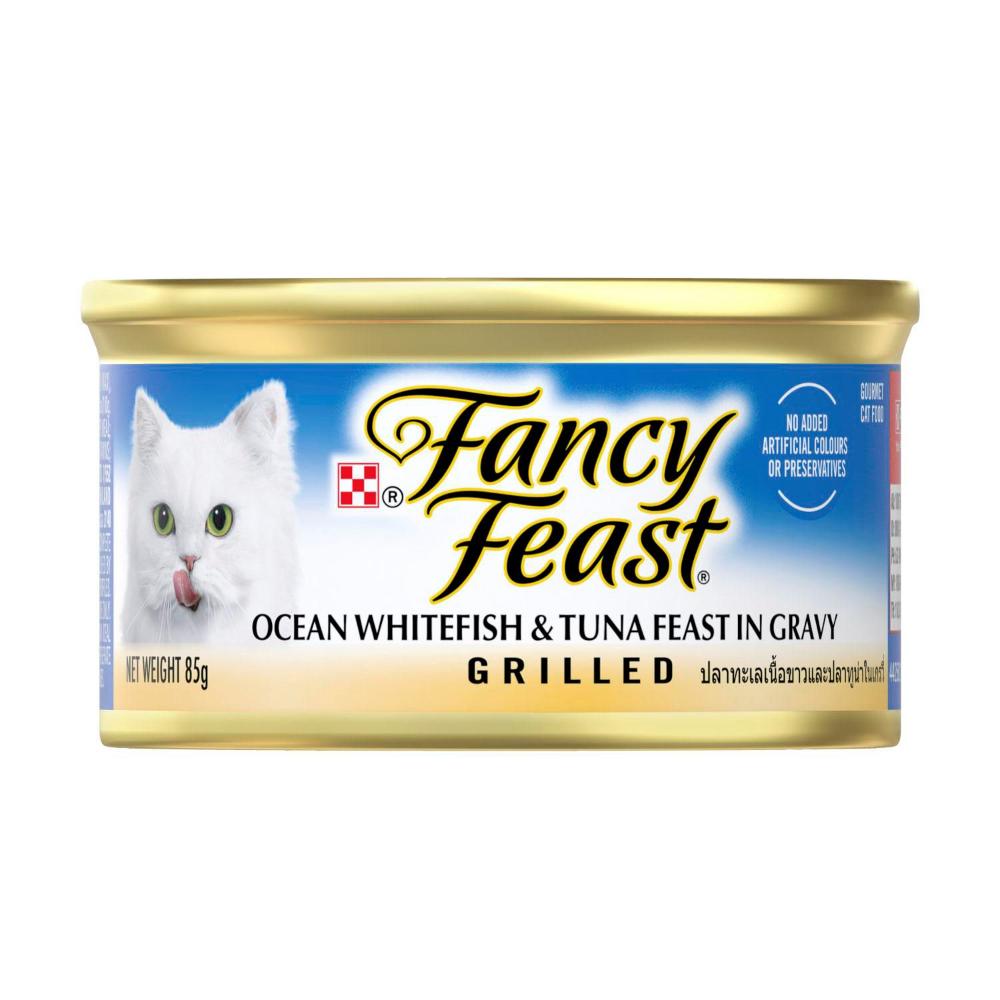 Fancy Feast Grilled Ocean Whitefish Tuna Cat Food - 85g