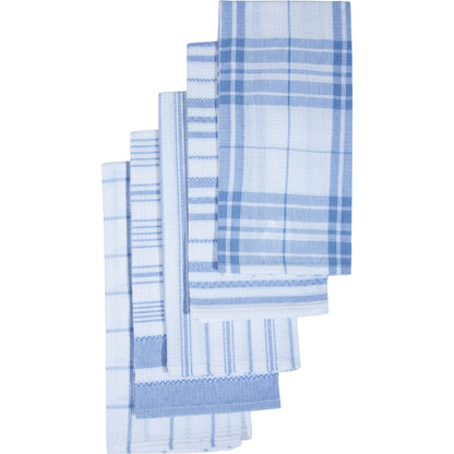 Home Essentials Cotton Tea Towel Assorted 5 Pack