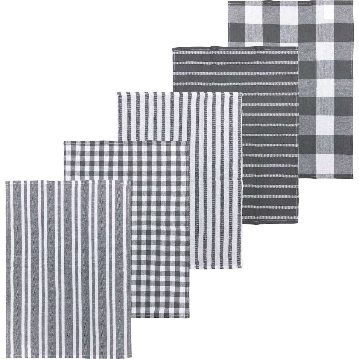 Mint Everyday Tea Towel Cotton Starter Assorted 5 Pack