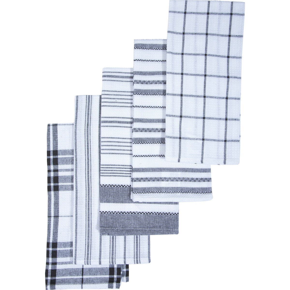 Mint Everyday Tea Towel Cotton Starter Assorted 5 Pack
