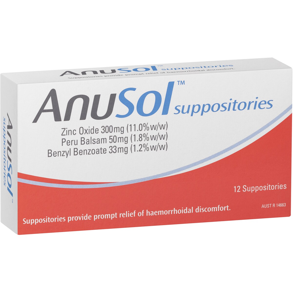 Anusol Haemorrhoidal Suppositories 12 pack