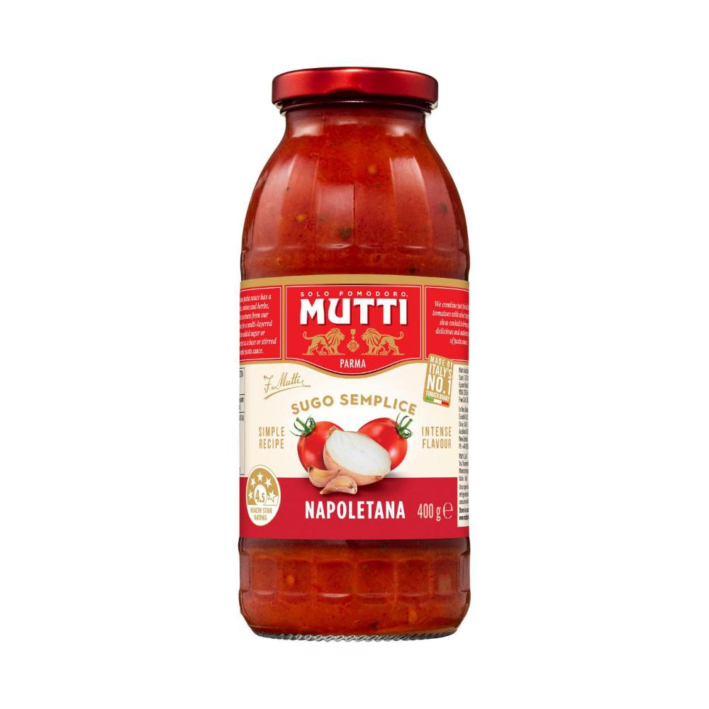 Mutti Sugo Semplice Napoletana Pasta Sauce - 400 GRAM