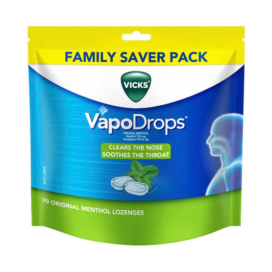 Vicks Vapordrops Original Menthol - 70 pack