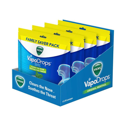 Vicks Vapordrops Original Menthol - 70 pack