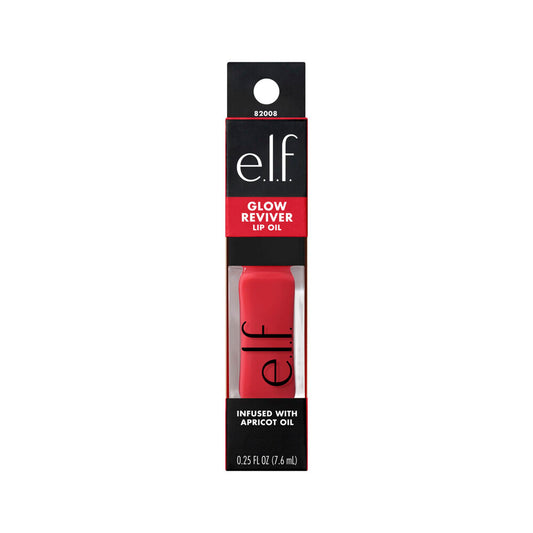 E.l.f. Glow Reviver Lip Oil Red Delicious - 7.6mL