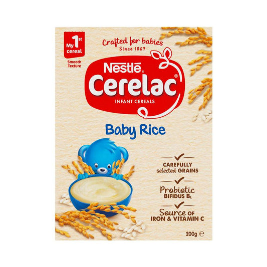 Nestle Cerelac Baby Rice Cereal Baby Food From 4 Months - 200g