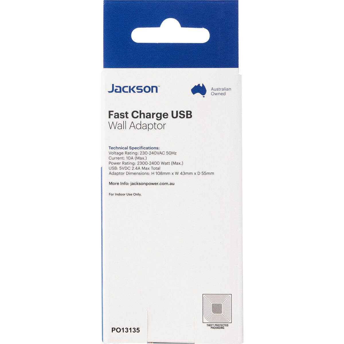 Jackson 4 Outlet USB Charger With Mains Outlet each