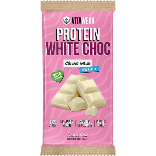 Vitawerx Protein White Chocolate Bar 100g
