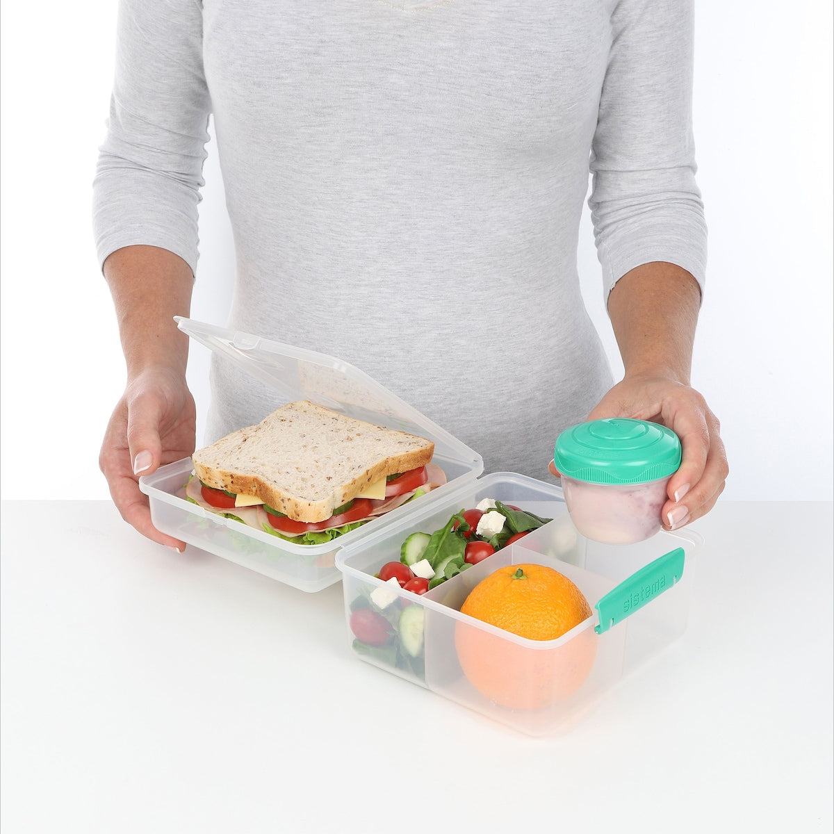 Sistema Max To Go Lunch Cube Container Assorted 2l Each