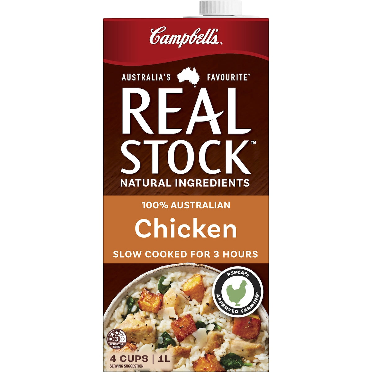 Campbells Real Stock Chicken 1l