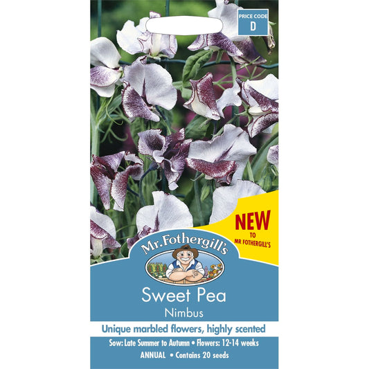 Mr Fothergill Sweet Pea Nimbus Seeds