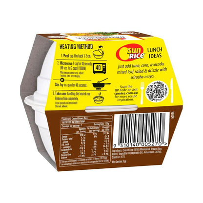 Sunrice Microwave Brown Rice Cup - 250g