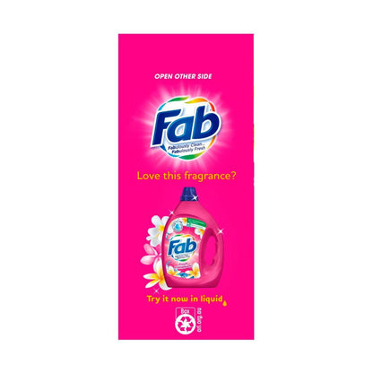 FAB Laundry Powder Frangipani Top & Front - 1kg