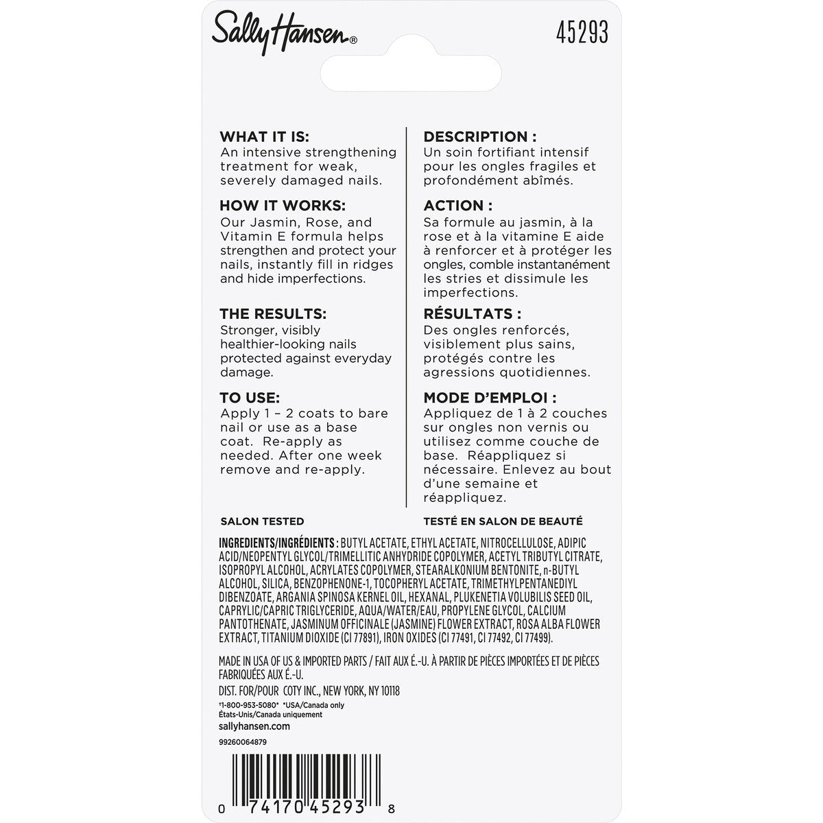 Sally Hansen Nail Rehab Treatment Nail Polish 10mL