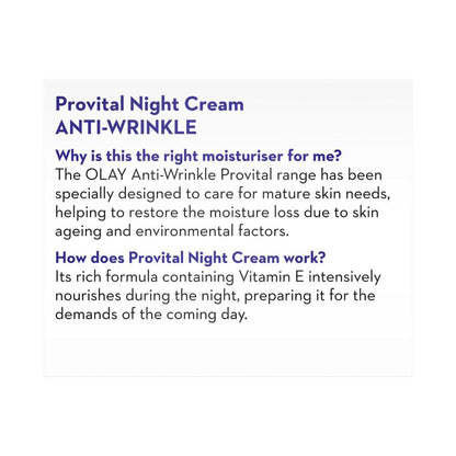 Olay Provital Revitalizing Night Cream - 50g