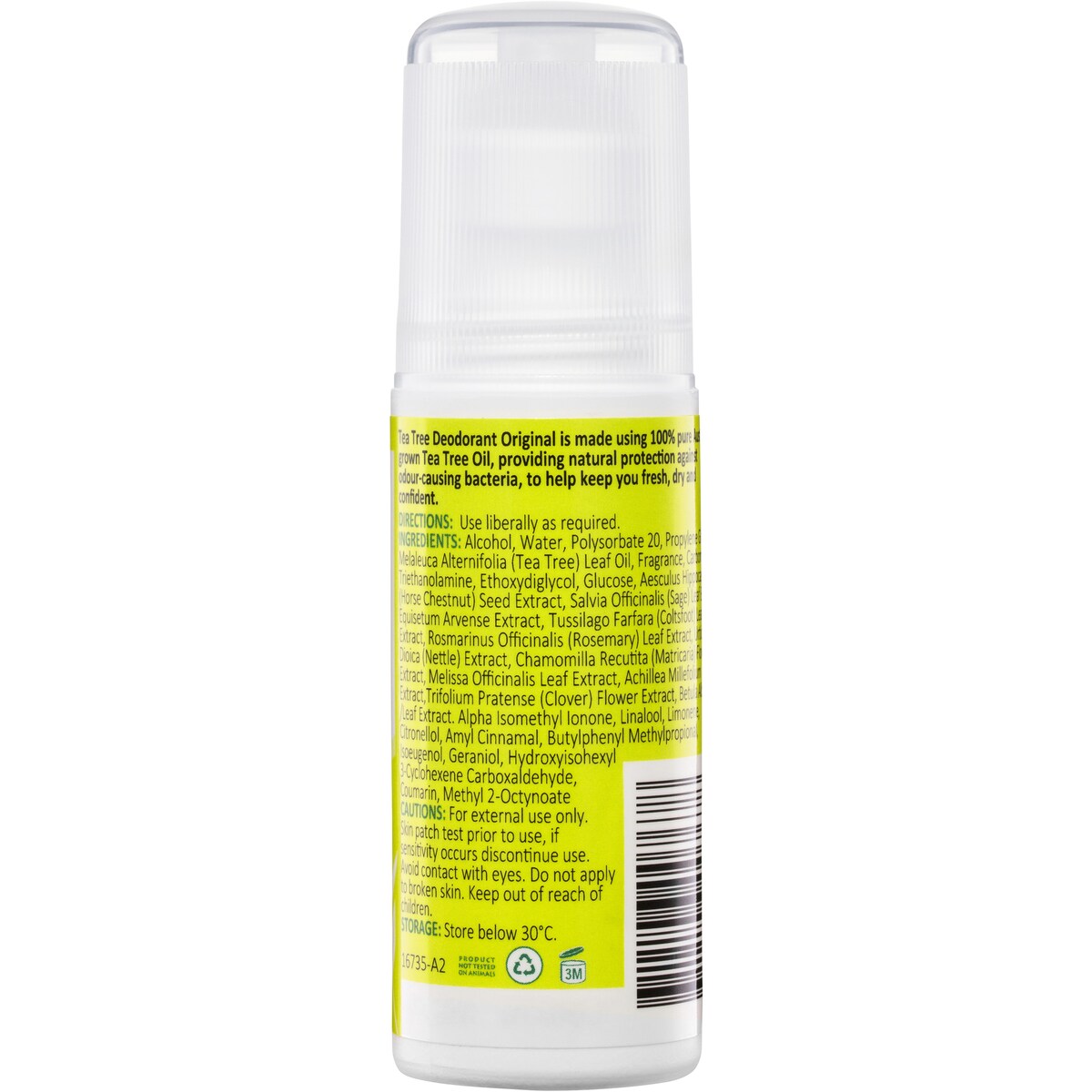 Thursday Plantation Deodorant Roll On Teatree 60ml
