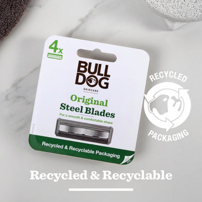 Bull Dog Skincare Original Refill Blades 4 Pack