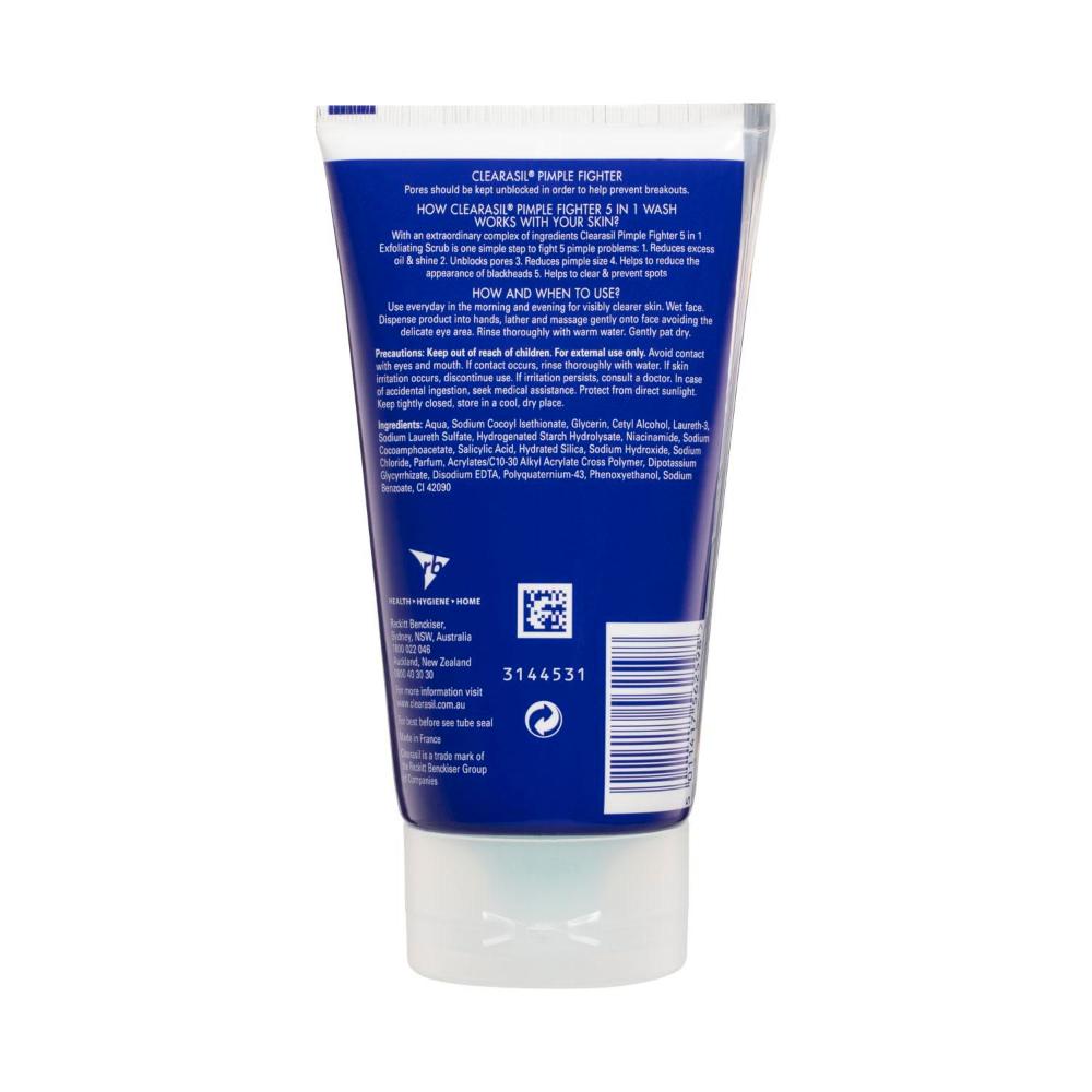 earasil 5 In 1 Pimple Fighter Exfoliating Scrub - 150mL
