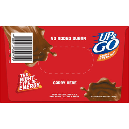 Sanitarium Up&Go Liquid Breakfast No Added Sugar Choc Ice 250ml x12 Pack