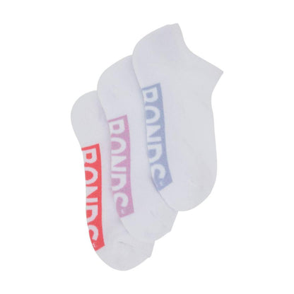 Bonds Womens Logo Low Cut Size 8-11 - 3 pack