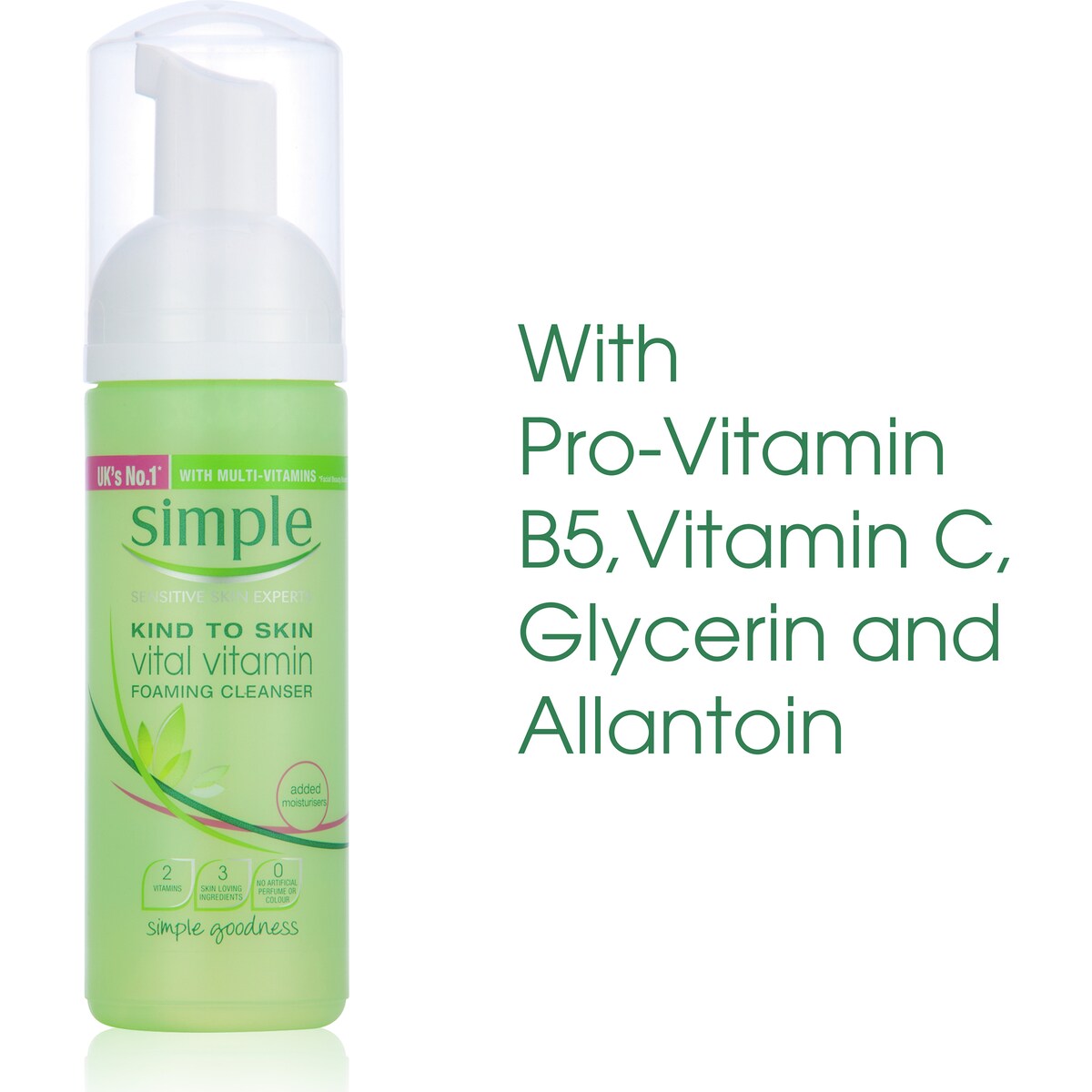 Simple Cleanser Vital Vitamin Foaming 150ml