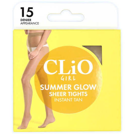 Clio Girl Summer Glow Tights Tan Tall Each