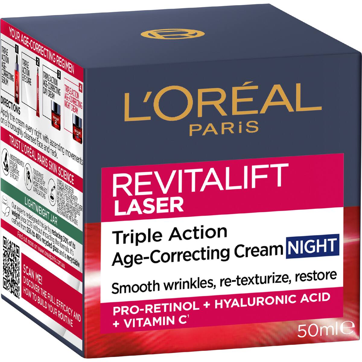 L'oreal Paris Revitalift Laser X3 Night Cream 50ml