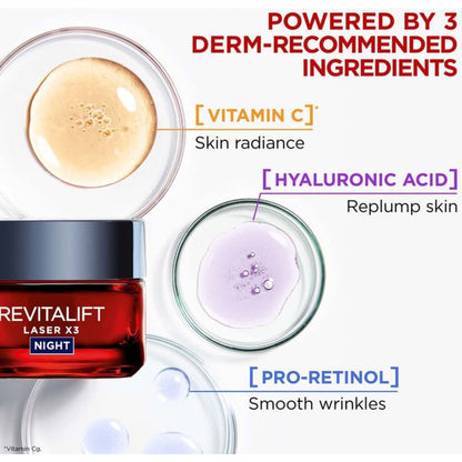 L'oreal Paris Revitalift Laser X3 Night Cream 50ml