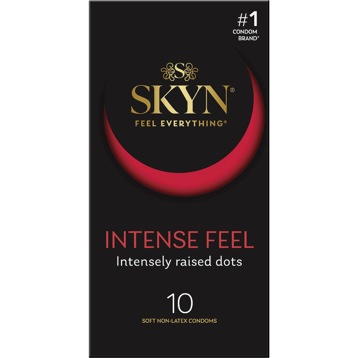 Skyn Intense Feel Dotted Non- Latex Condoms 10 Pack