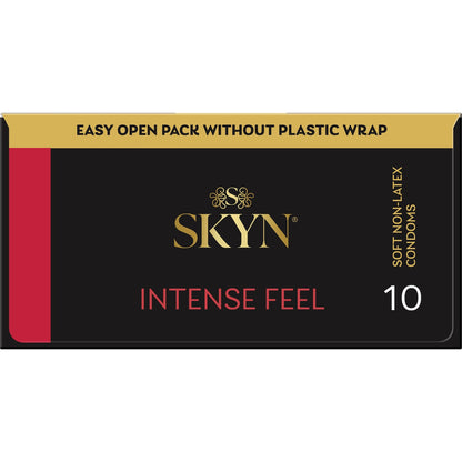 Skyn Intense Feel Dotted Non- Latex Condoms 10 Pack