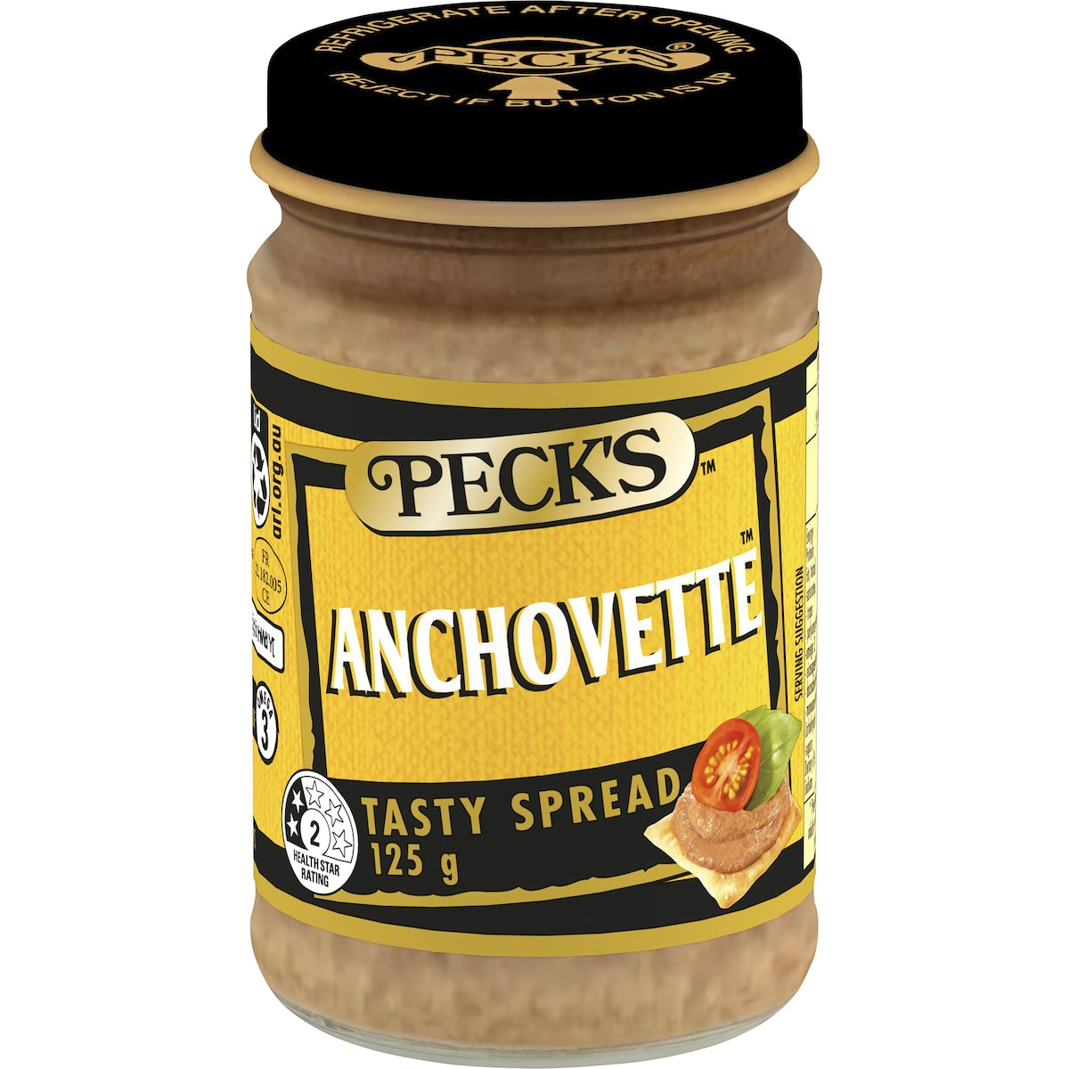 Pecks Anchovette Spread 125g